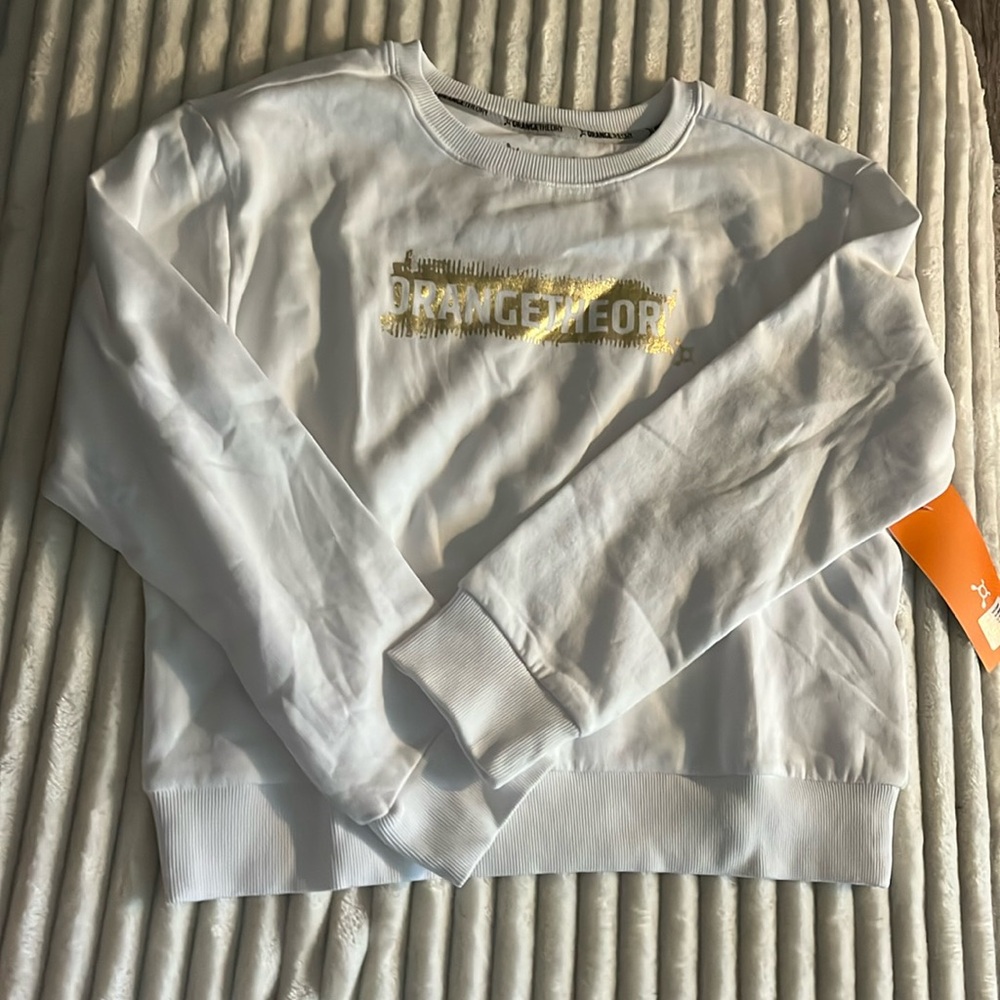 Orange theory fitness fleece crew neck
